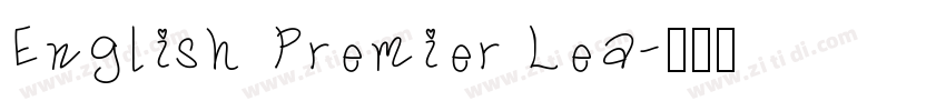 English Premier Lea字体转换